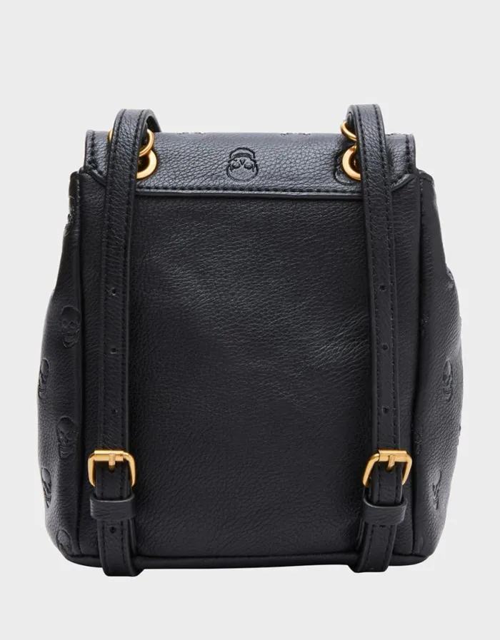 Betsey Johnson Women SKULLICIOUS MINI BACKPACK BLACK Black Betsey Johnson Women SKULLICIOUS MINI BACKPACK BLACK Black