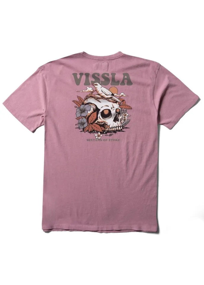 Bird Brain Ss Tee Dusty Rose Men Vissla Tees