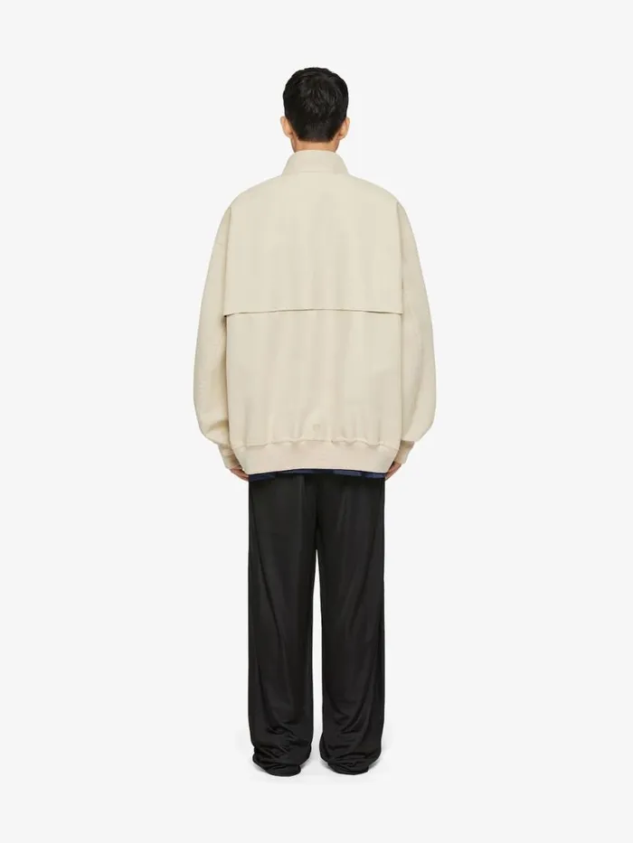 Bomber Jacket In Cotton Light Beige Men Givenchy Coats and Jackets