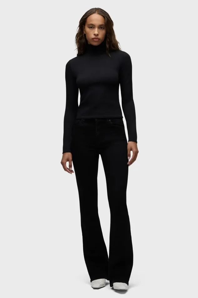 Bootcut Women Hudson Jeans Barbara HighRise Bootcut Jean Black