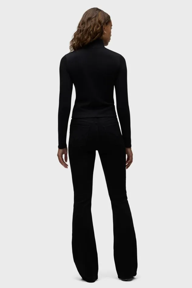 Bootcut Women Hudson Jeans Barbara HighRise Bootcut Jean Black