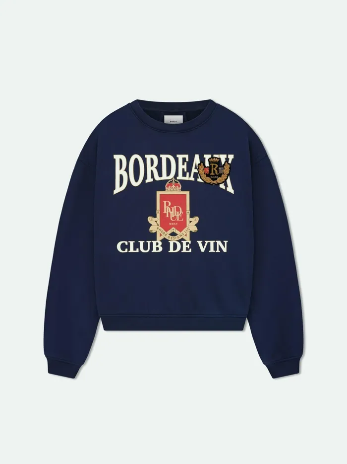 BORDEAUX CREWNECK Men Rhude Sweatshirts