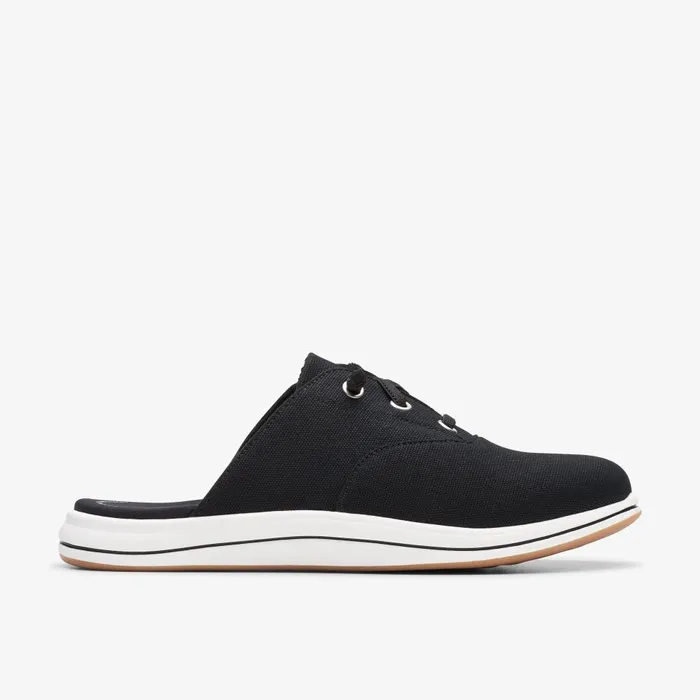 Breeze Clara Black Women Clarks SlipOns