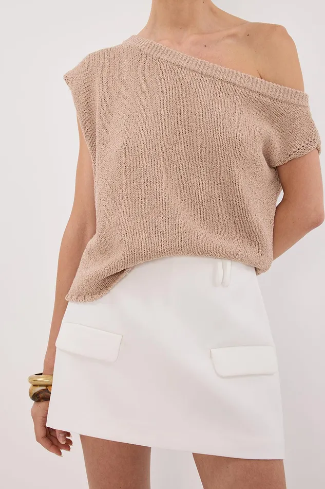 BROOKLYN WHITE SKORT Women DISSH Mini