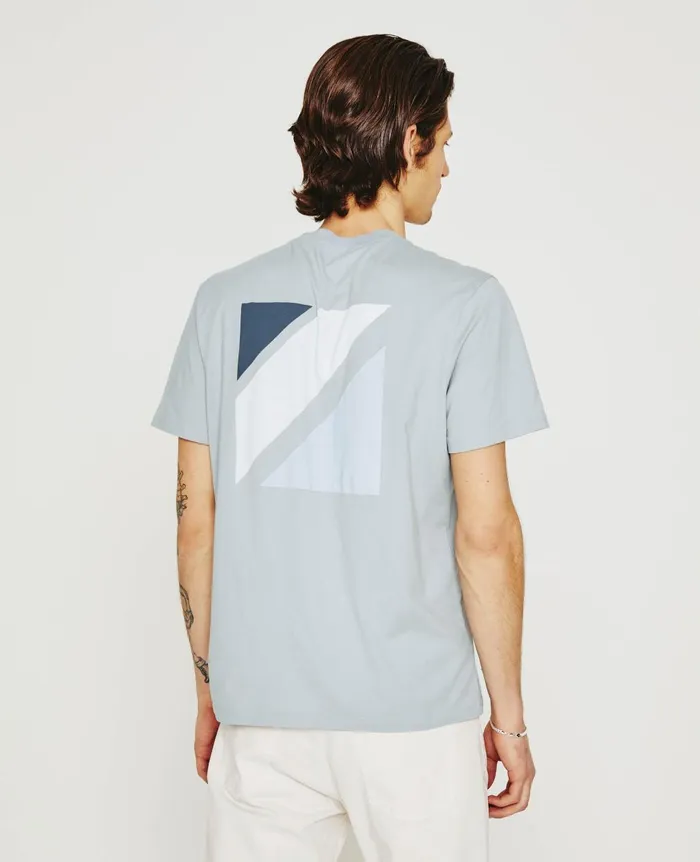 Bryce Crew Geo Cube White Sands Men AG Jeans Tees
