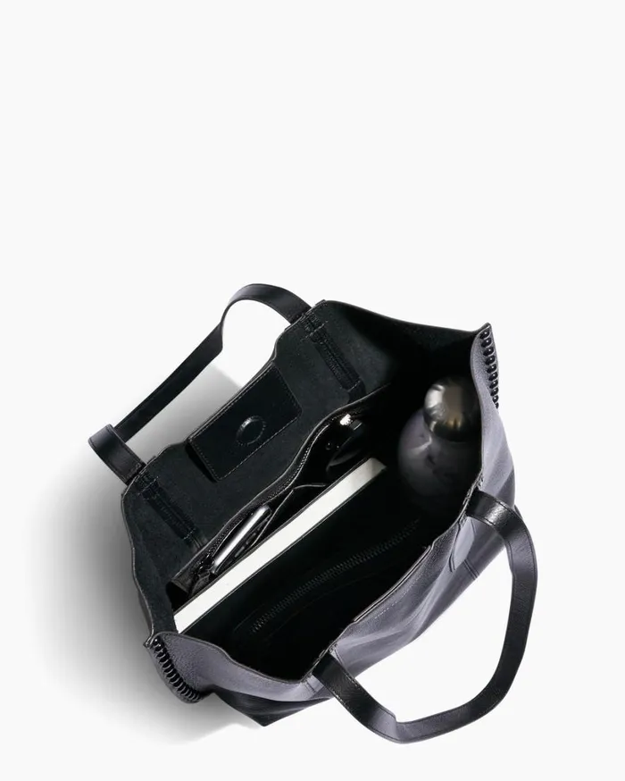 Busy Bee Unlined Tote Black Shiny Black Women Aimee Kestenberg Tote Bags