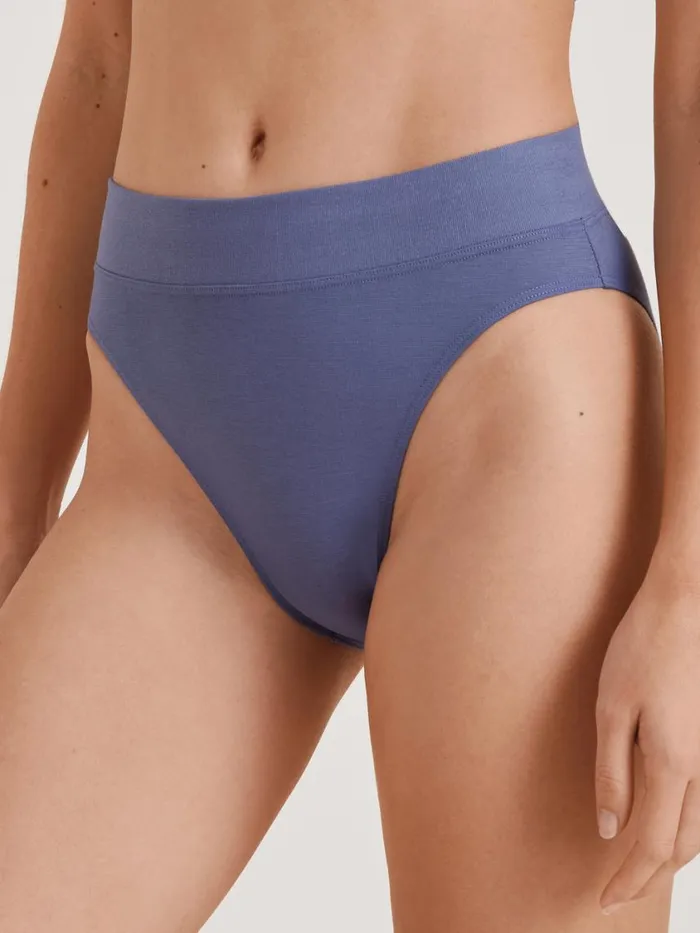 CALIDA Bottoms Women Brief Soft Waistband High Waist Twilight Purple