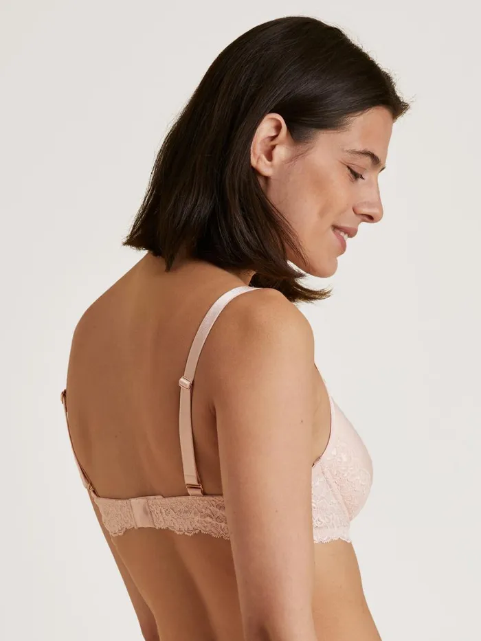 CALIDA Bras Women Spacer Bra Lace Parfait Pink