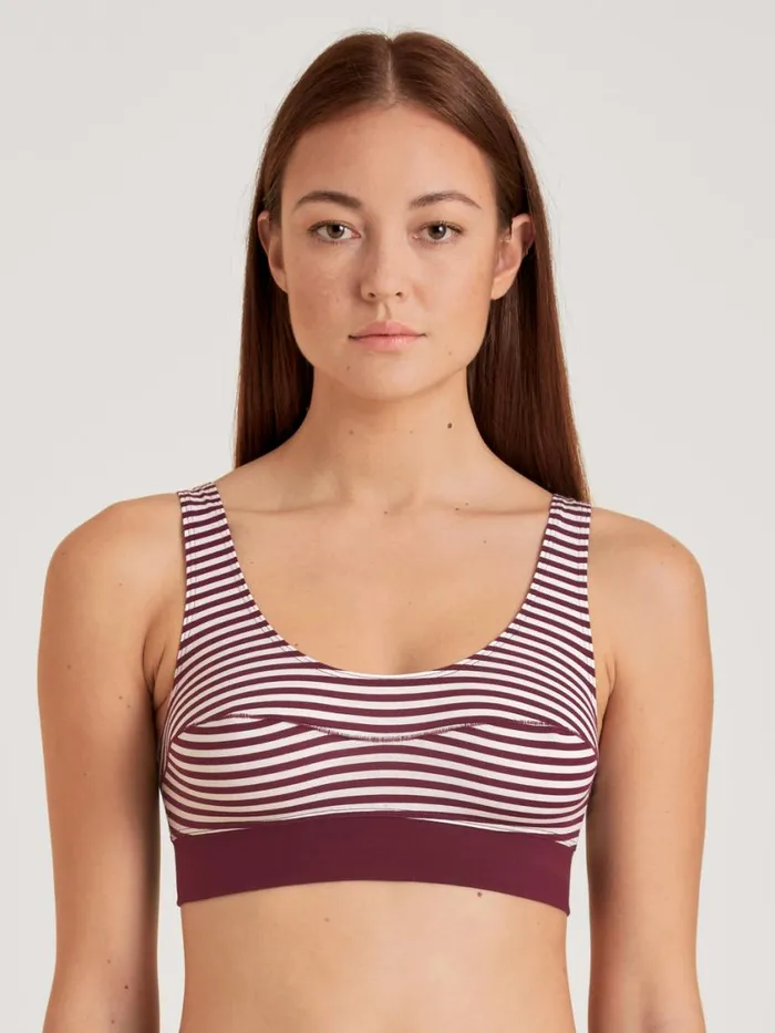 CALIDA Bustiers Women Bustier English Red Print