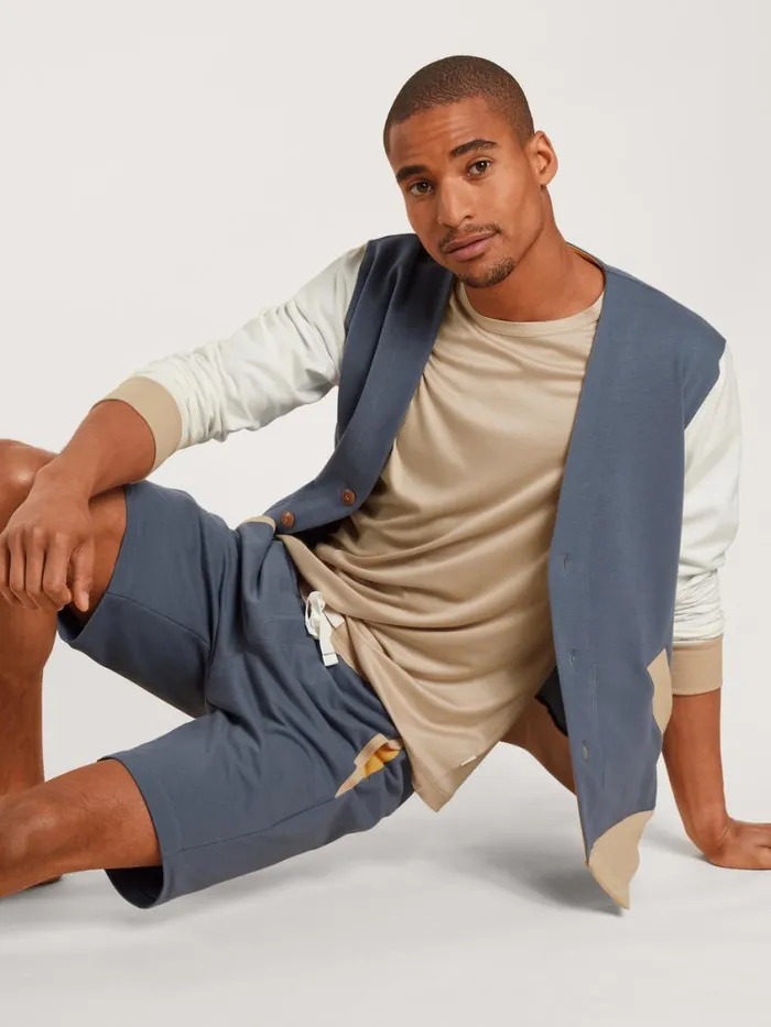 CALIDA Pants Men Shorts Cradle To Cradle Certified Grisaille Grey