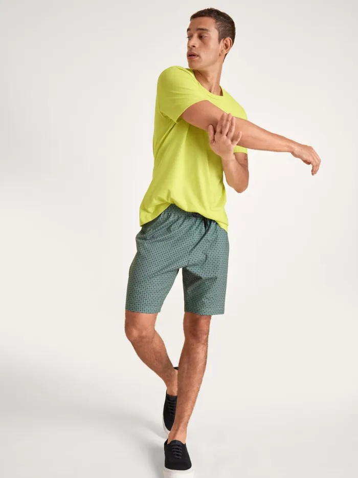 CALIDA Pyjama Pants Men Bermudas Slate Grey