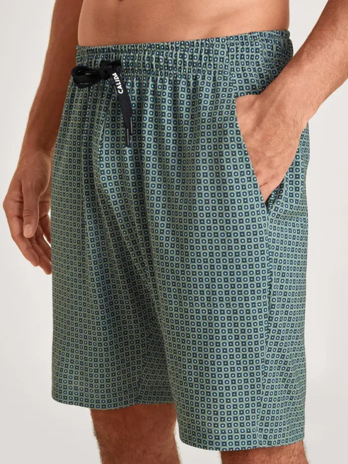 CALIDA Pyjama Pants Men Bermudas Slate Grey