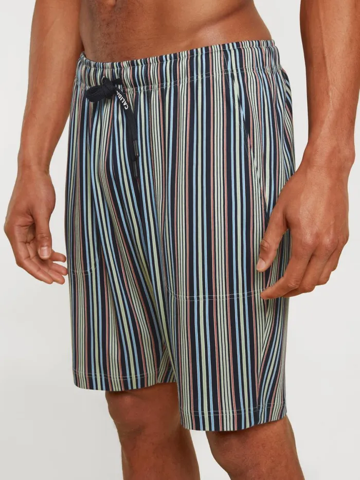 CALIDA Pyjama Pants Men Shorts Iris Green