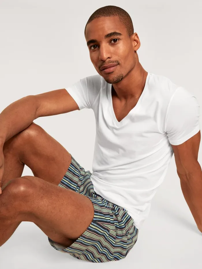 CALIDA Pyjama Pants Men Shorts Iris Green