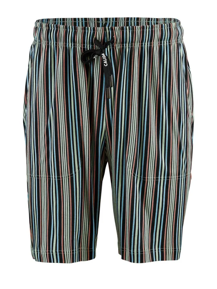CALIDA Pyjama Pants Men Shorts Iris Green