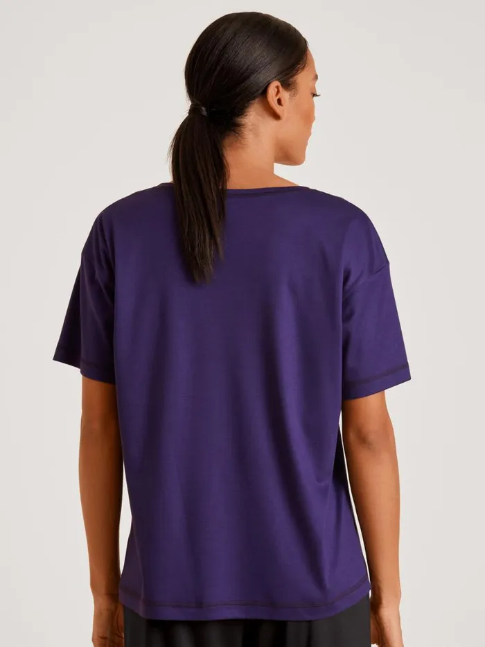 CALIDA Show All Women Shirt Short Sleeve Cradle To Cradle Certified Parachute Purple