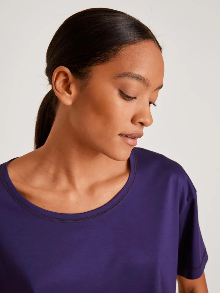 CALIDA Show All Women Shirt Short Sleeve Cradle To Cradle Certified Parachute Purple