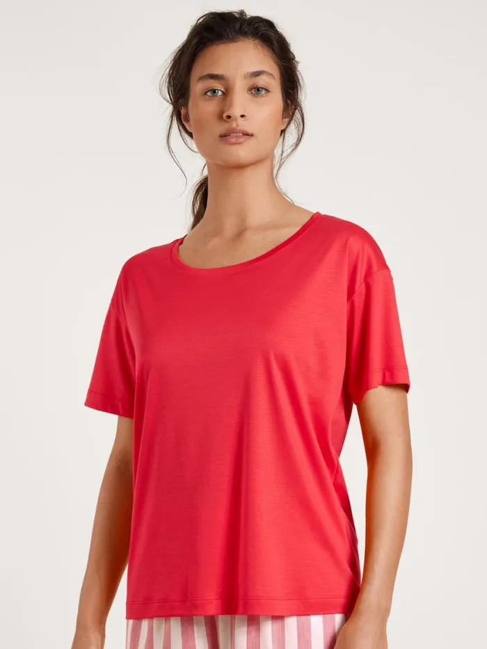 CALIDA Show All Women Shirt Short Sleeve Red Glow