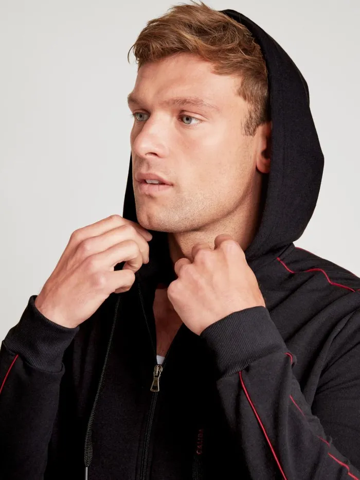 CALIDA Sweatshirts and Jackets Men Jacket Schwarz