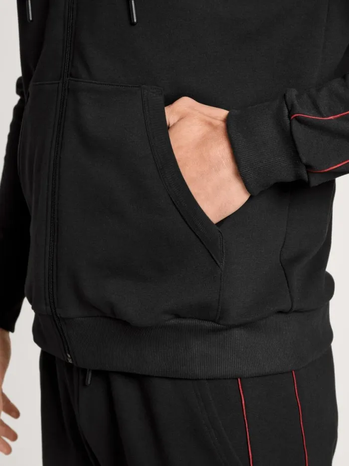CALIDA Sweatshirts and Jackets Men Jacket Schwarz