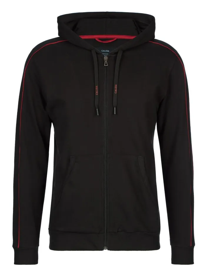 CALIDA Sweatshirts and Jackets Men Jacket Schwarz