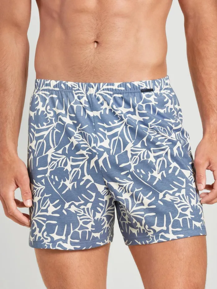 CALIDA Underpants Men Boxer Shorts Blue Ice
