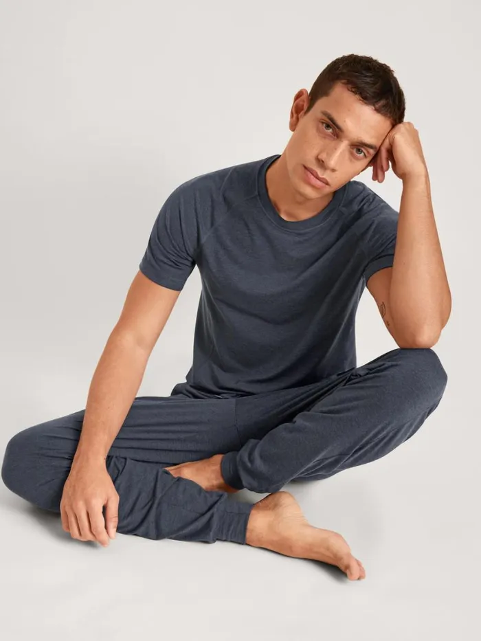 CALIDA Warming Nightwear Men Pants Anthrazit