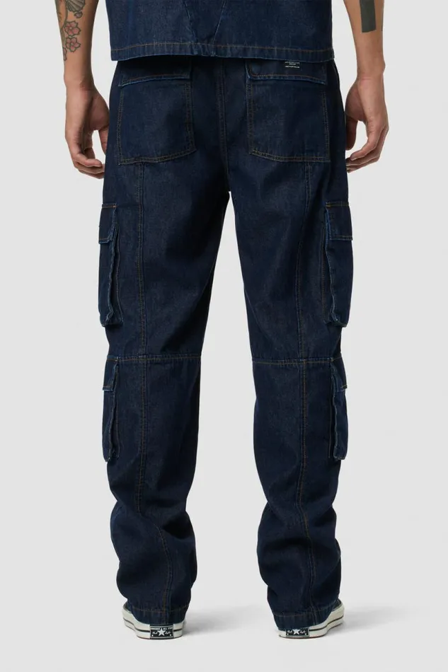 Cargo Men Hudson Jeans Wide Leg Cargo Dark Chambray Cargo Men Hudson Jeans Wide Leg Cargo Dark Chambray