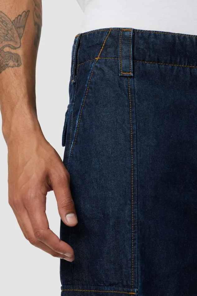 Cargo Men Hudson Jeans Wide Leg Cargo Dark Chambray Cargo Men Hudson Jeans Wide Leg Cargo Dark Chambray