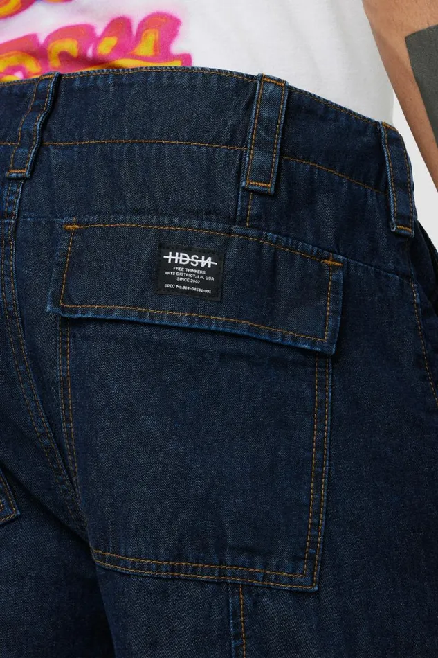 Cargo Men Hudson Jeans Wide Leg Cargo Dark Chambray Cargo Men Hudson Jeans Wide Leg Cargo Dark Chambray