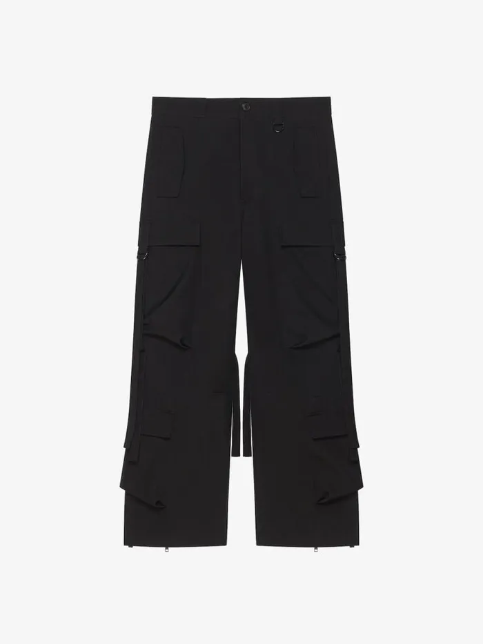 Cargo Pants In Wool Black Men Givenchy Pants and Shorts