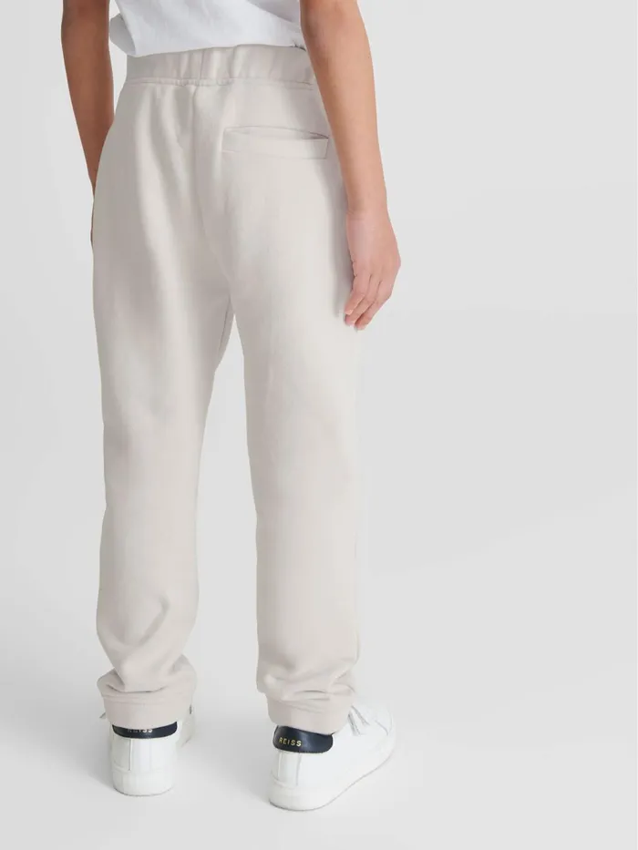 Children Reiss CoOrds Ali Junior Oversized Garment Dye Joggers Dark Ecru