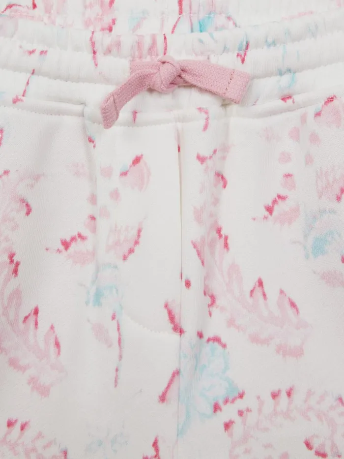Children Reiss CoOrds Jessie Crew Neck Jumper And Shorts Set Pink