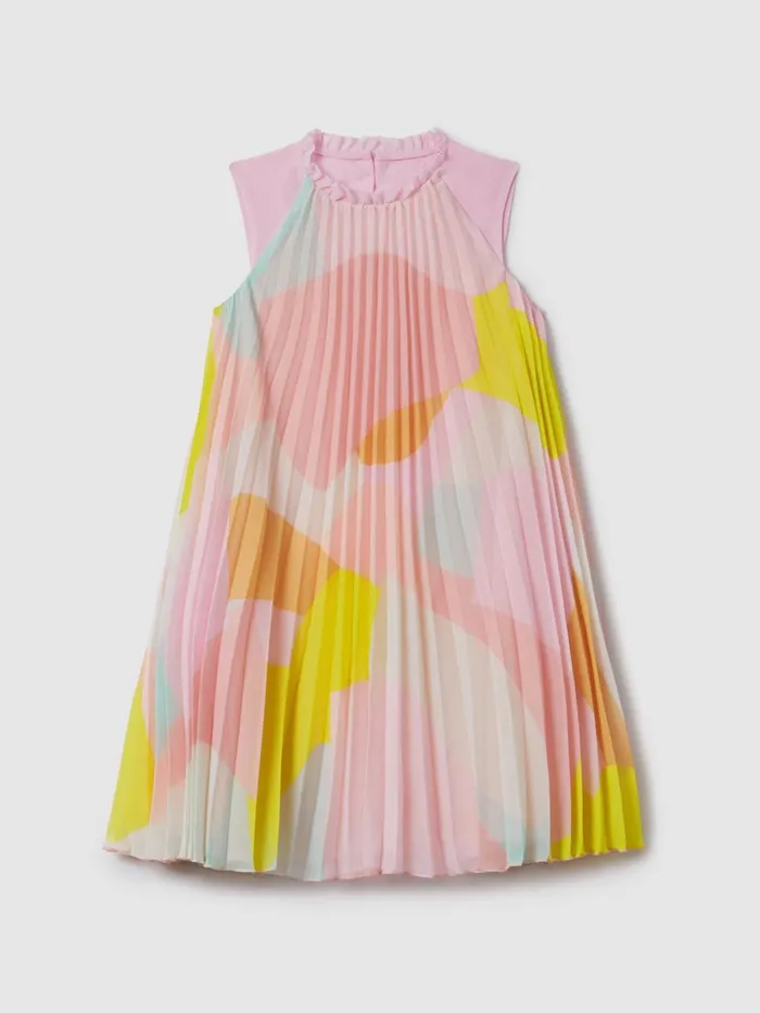 Children Reiss Dresses Pixie Pleated Ruffle Dress Multi