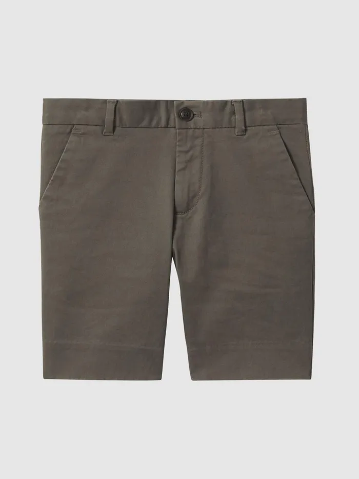 Children Reiss Shorts Wicket Casual Chino Shorts Khaki
