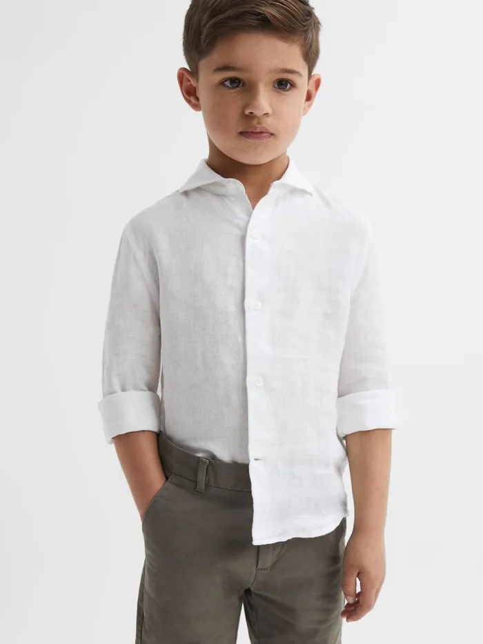 Children Reiss Shorts Wicket Casual Chino Shorts Khaki
