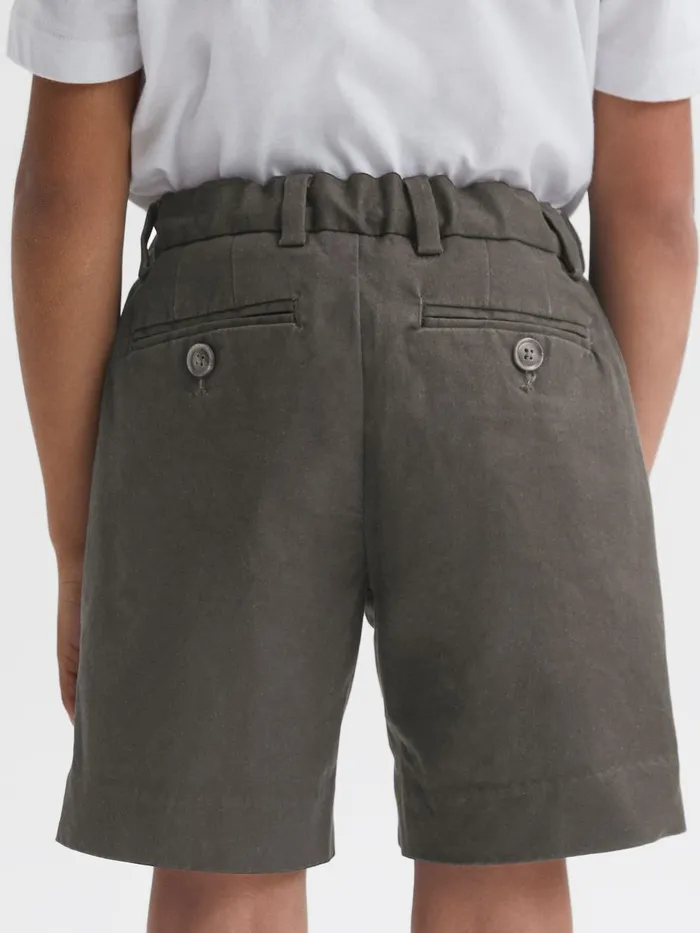 Children Reiss Shorts Wicket Casual Chino Shorts Khaki