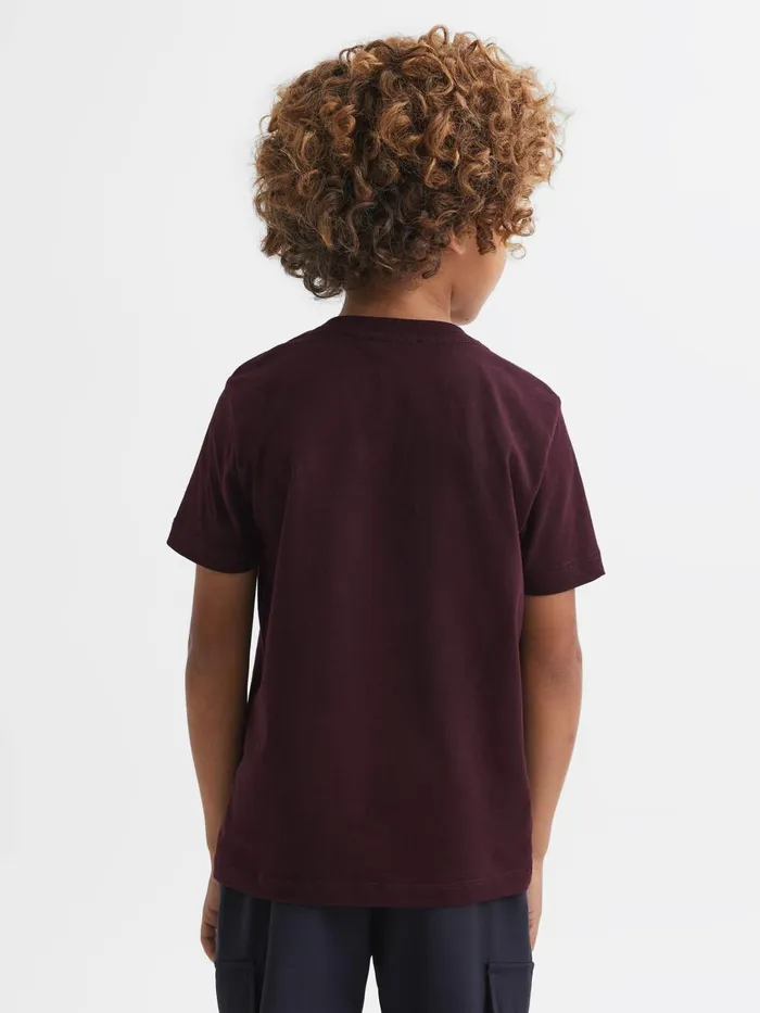Children Reiss TShirts Bless Crew Neck TShirt Bordeaux