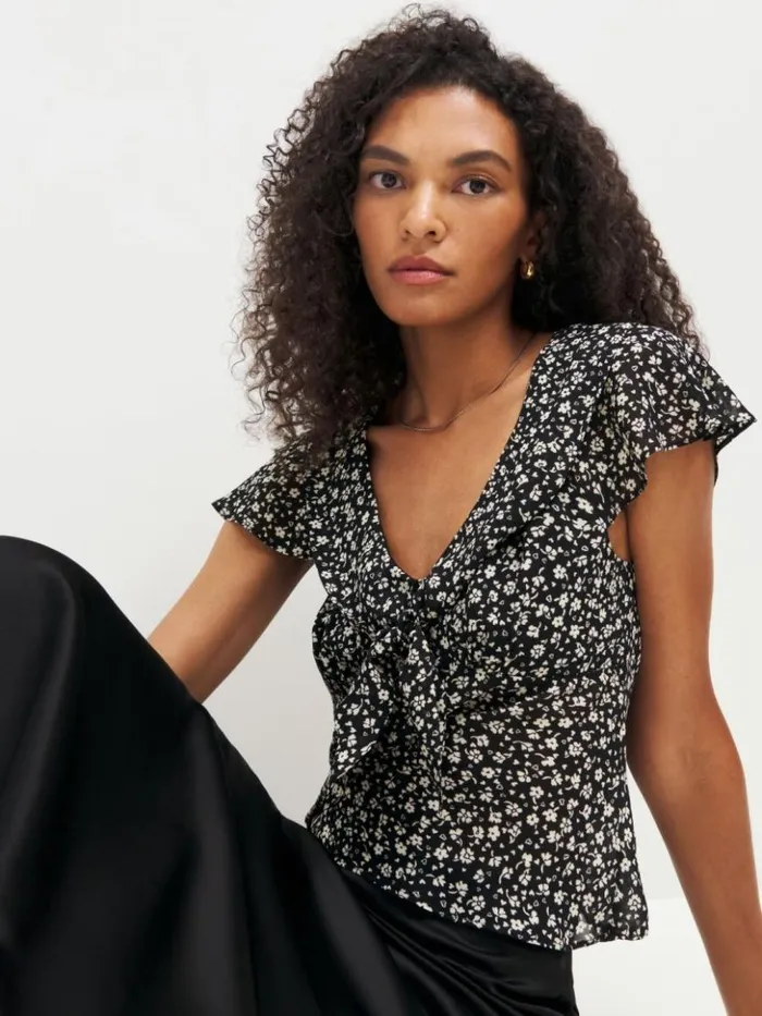 Clothing The Reformation Britta Top Balboa