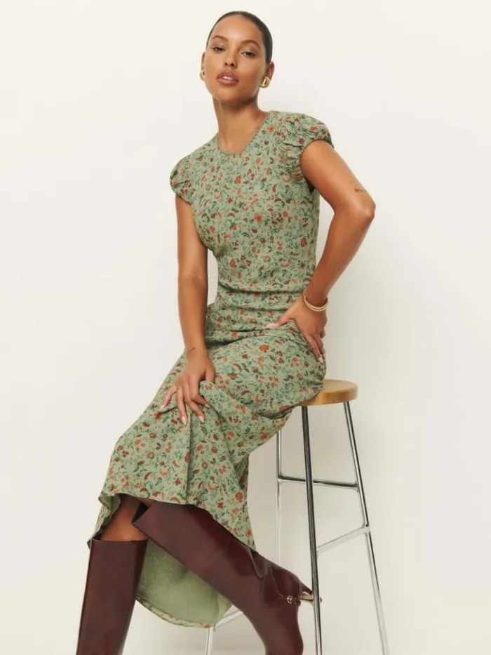 Clothing The Reformation Leana Dress Ponderosa