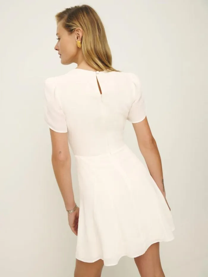 Clothing The Reformation Lula Dress Ivory