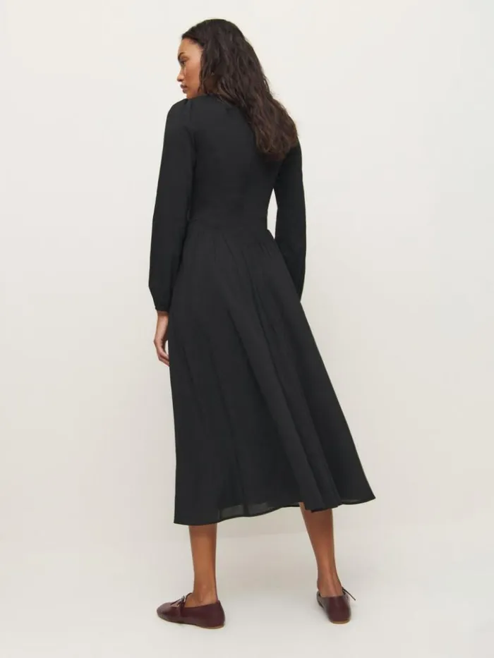 Clothing The Reformation Oria Dress Black