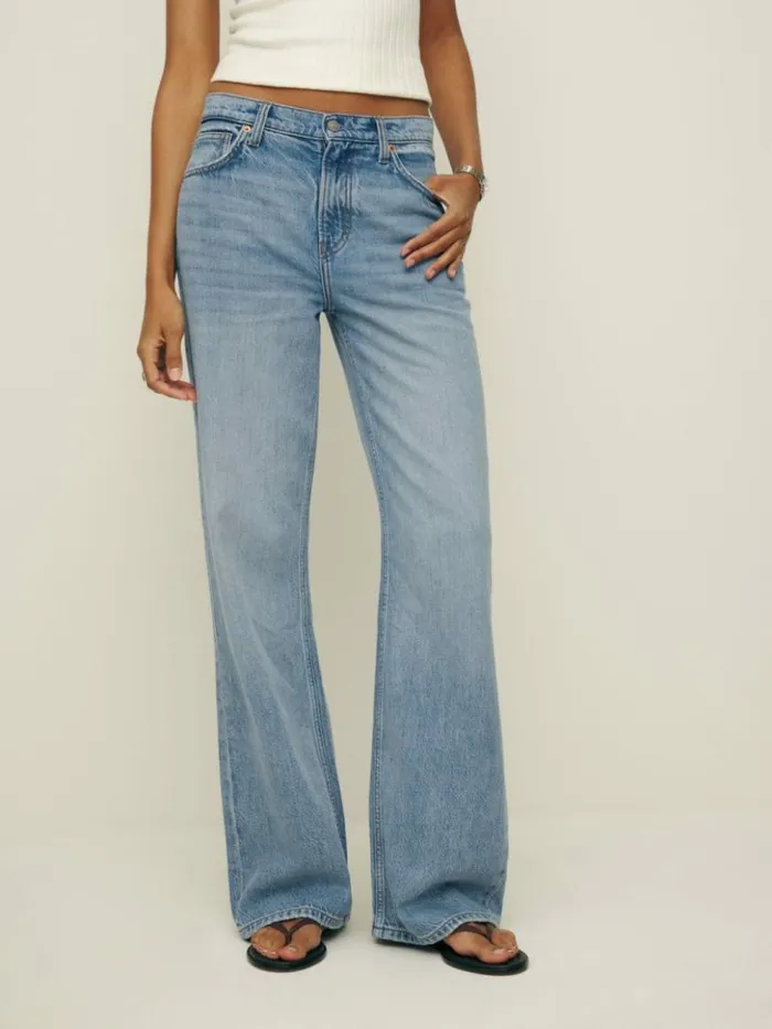 Clothing The Reformation Palmer Livedin Baggy Jeans Tigris