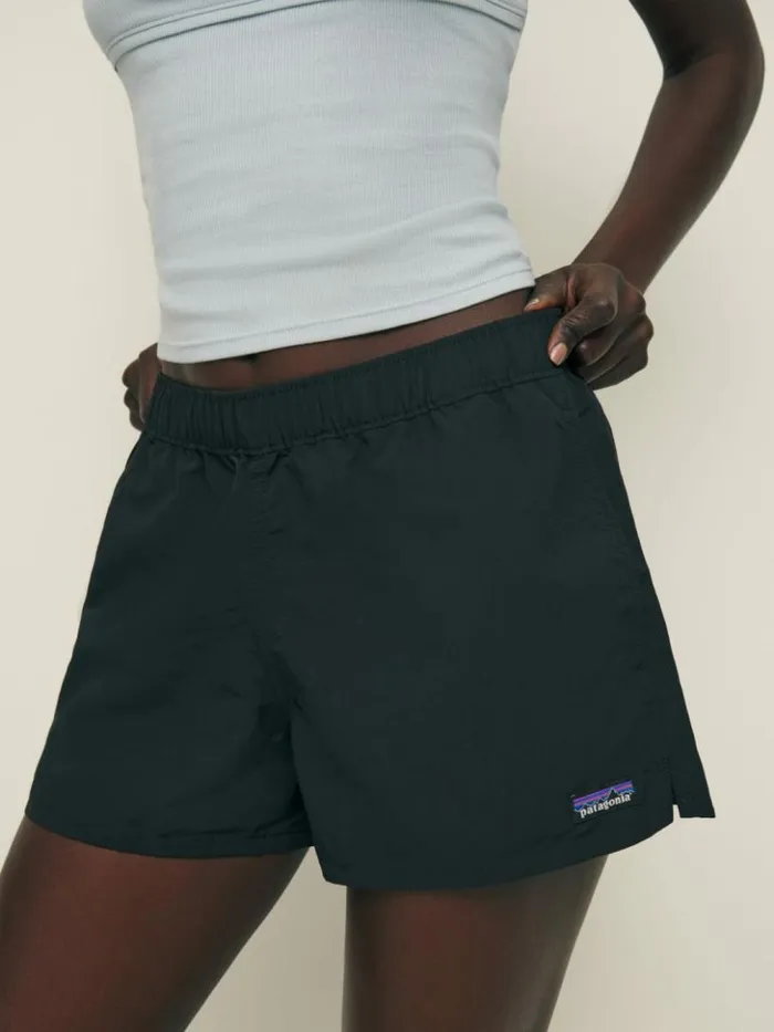 Clothing The Reformation Patagonia Barely Baggies Shorts Black