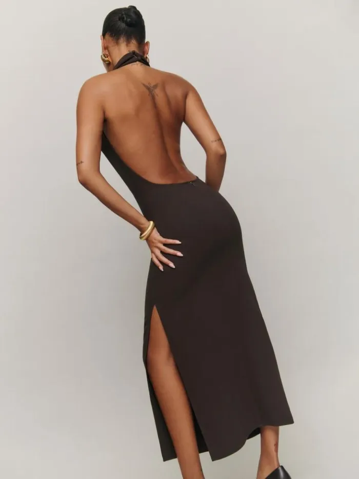 ClothingWeddings The Reformation Helia Dress Mole