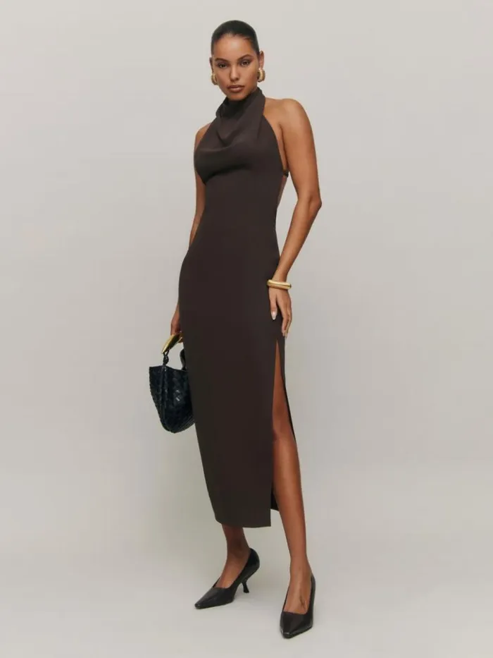 ClothingWeddings The Reformation Helia Dress Mole