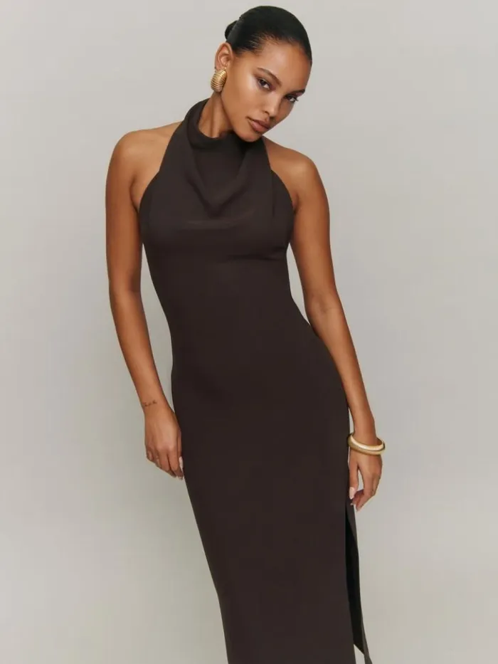 ClothingWeddings The Reformation Helia Dress Mole