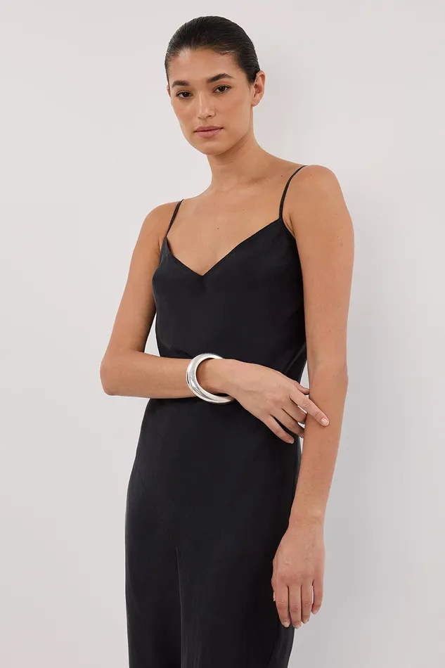 COLETTE BLACK SILK DRESS Women DISSH Event Dresses