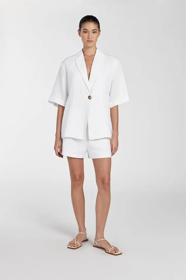 CORY WHITE LINEN SHORT Women DISSH Shorts