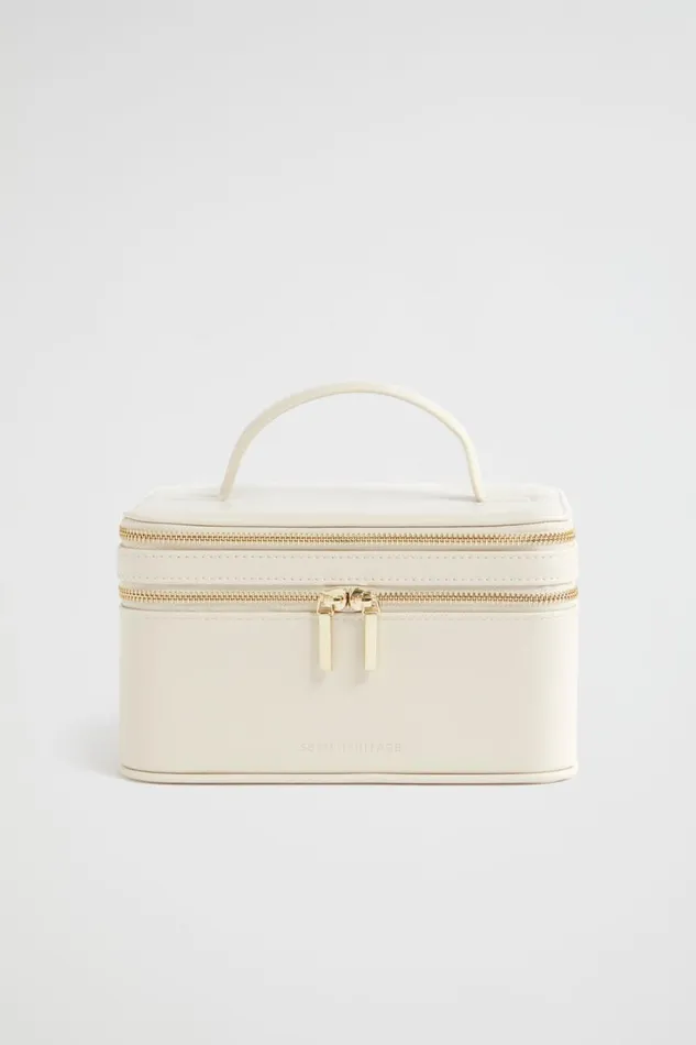 Cosmetic Bags Woman Seed Heritage Dual Carry Case Stone